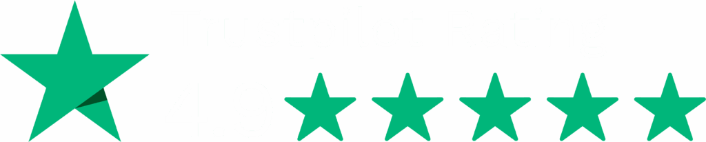 4.9 Star rated on Trustpilot