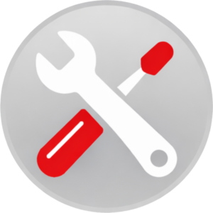 Tools icon representing careful and professional workmanship